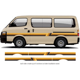 Palm Beach Retro Sunset Stripes 100 series Hiace Van