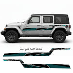 Jeep Wrangler JL 4-Door Peats Ridge Abstract Stripe Kit | Bodymold Signs