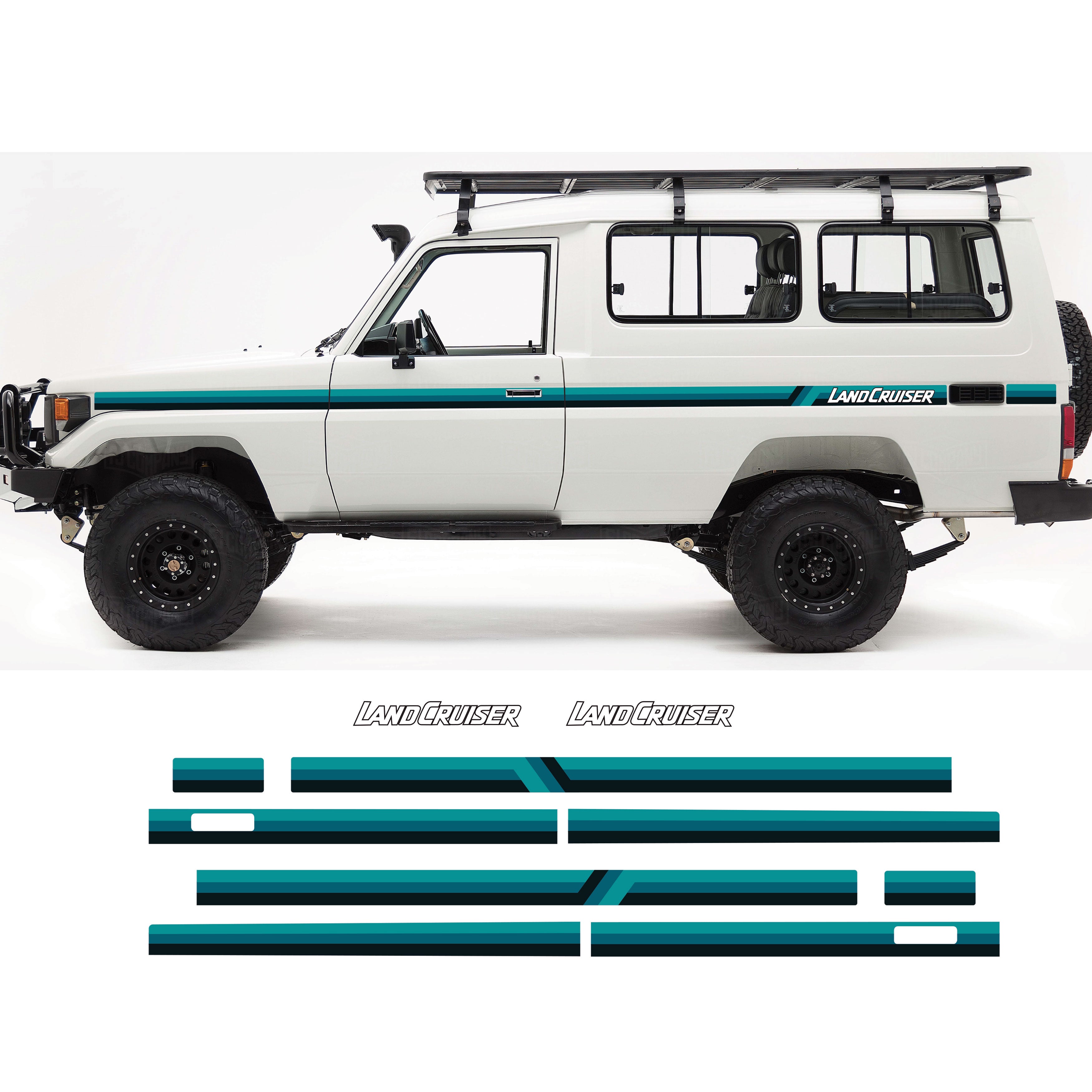 New Minimal Look Outback Stripes for 70 Series Troopy's
