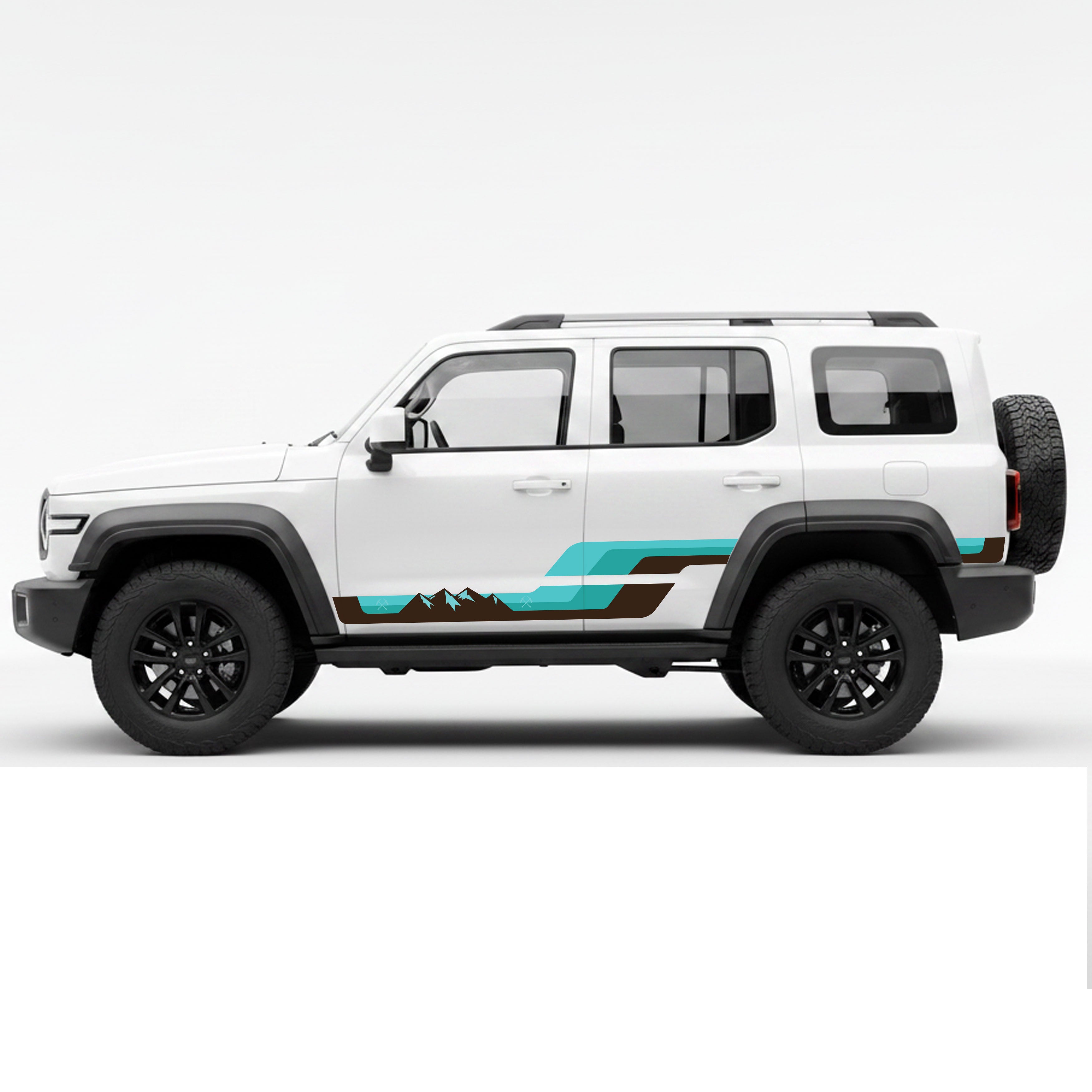 GWM Explorer Stripe Kit | 9 Colour Combos incl. Camo - Bodymold Signs