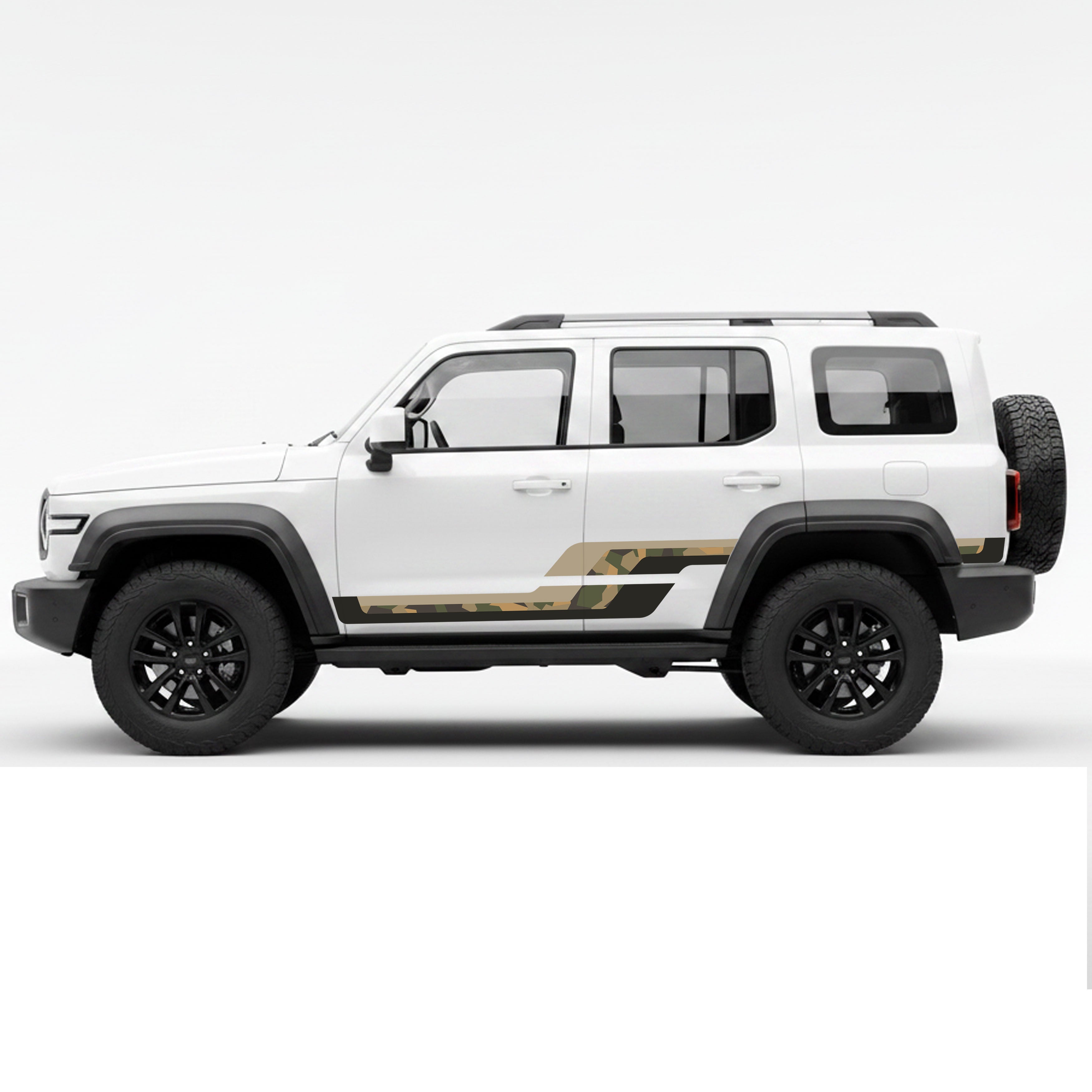 GWM Explorer Stripe Kit | 9 Colour Combos incl. Camo - Bodymold Signs
