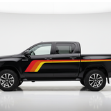 Black Hilux Retro Stripe Kit