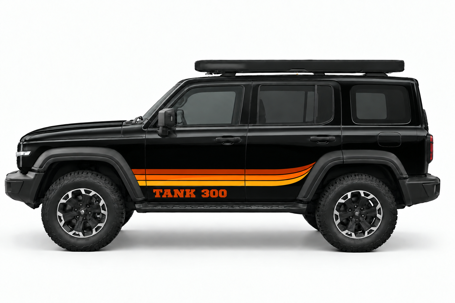 GWM Tank 300 TRAIL Retro Stripe Kit | Bodymold Signs