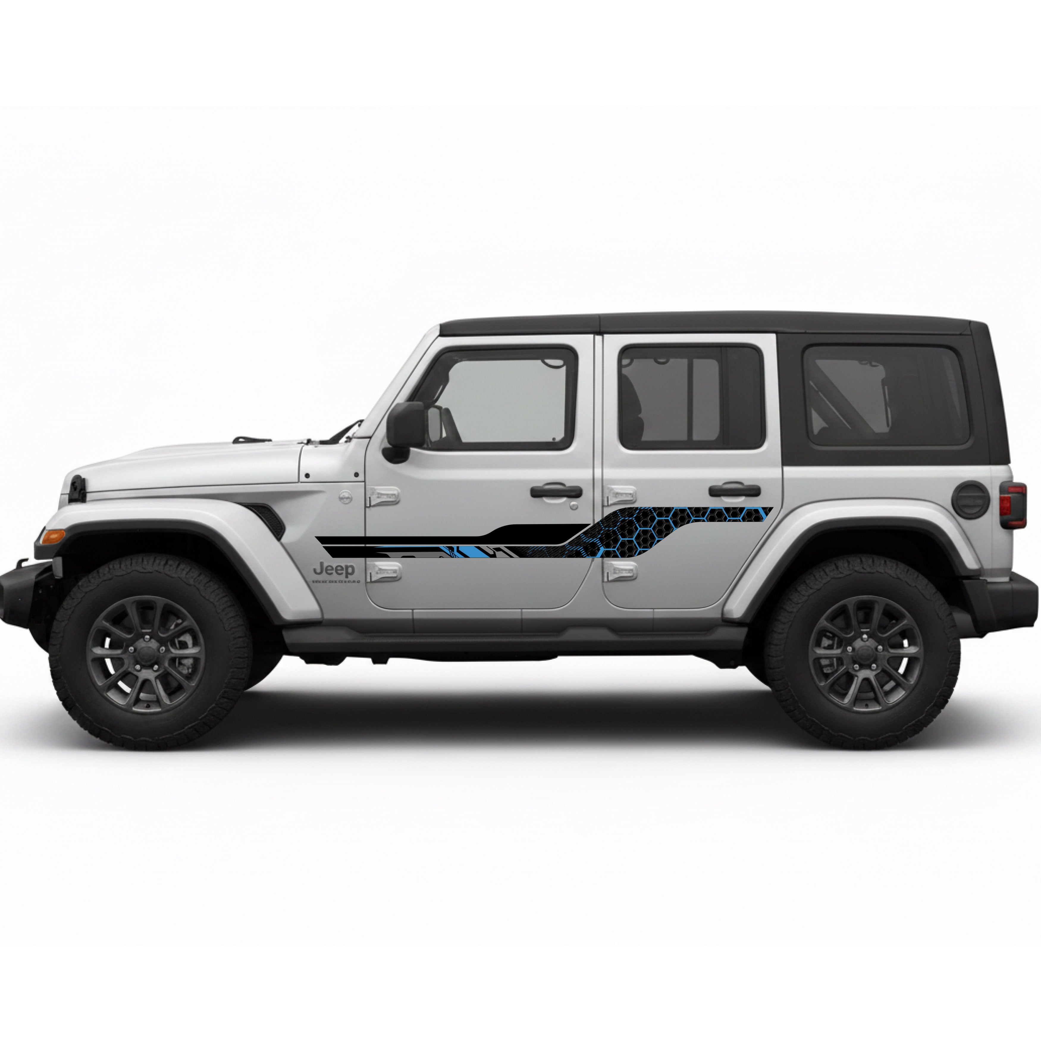 Jeep Wrangler JL 4-Door KIN Hex Stripe Kit | Bodymold Signs