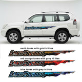 Sahara Desert Stripes/Decals  for Landcruiser Prado and Troopys