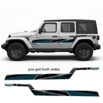 Jeep Wrangler JL 4-Door Peats Ridge Abstract Stripe Kit | Bodymold Signs