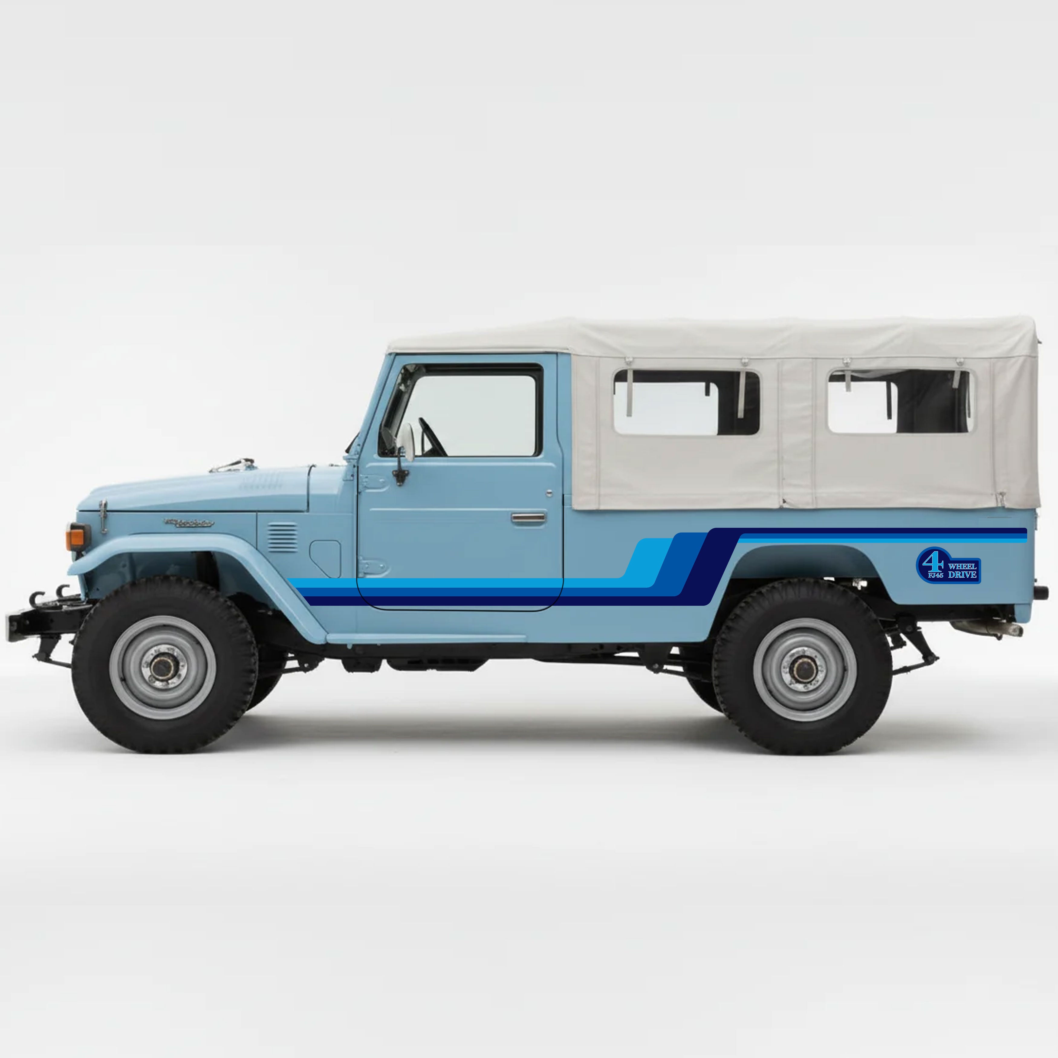 Legacy Retro Stripe for Toyota FJ45 LandCruiser | Bodymold Signs