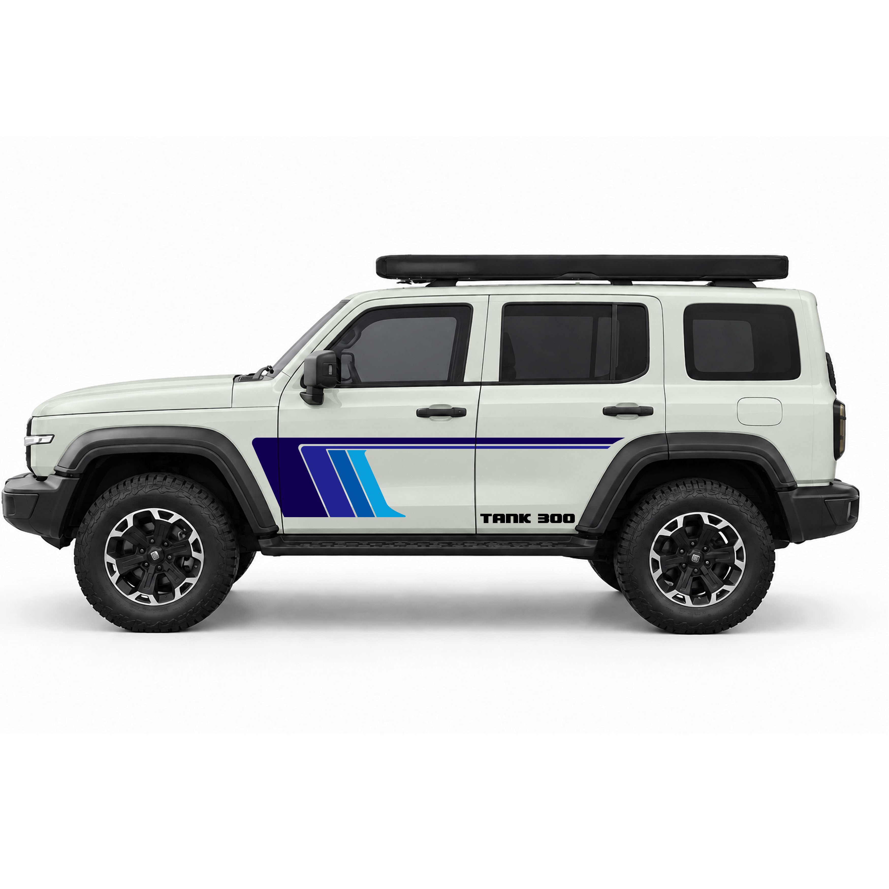 GWM Tank 300 Retro FEDERICO Stripe Kit | Bodymold Signs