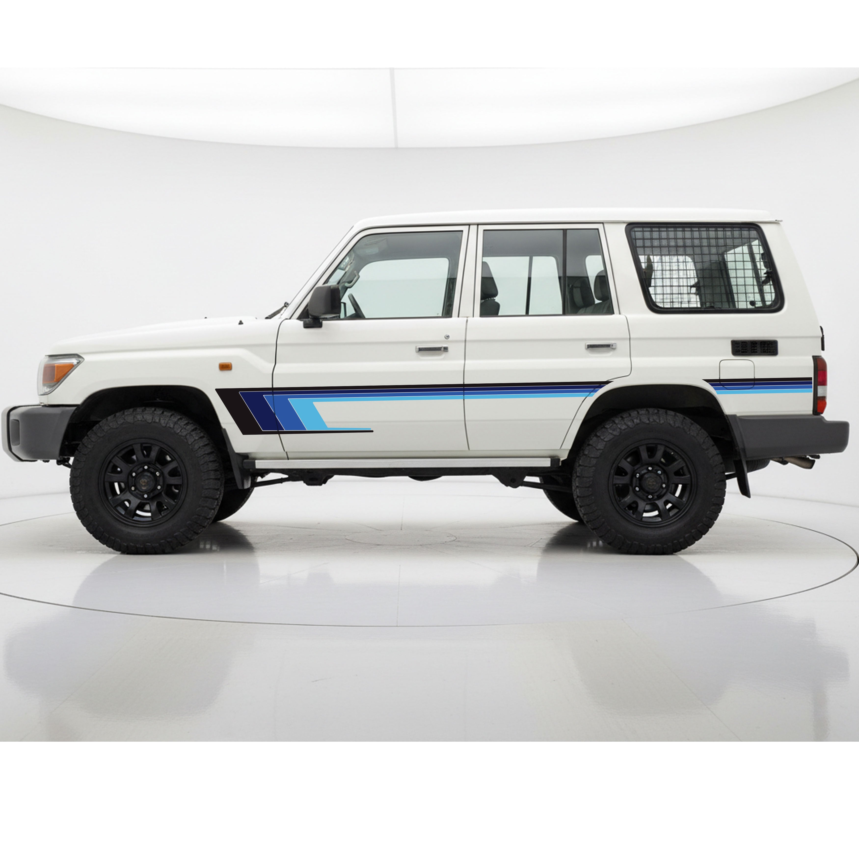BYRON Stripes – 76 Series LandCruiser Vinyl Decal Kit | Bodymold Signs