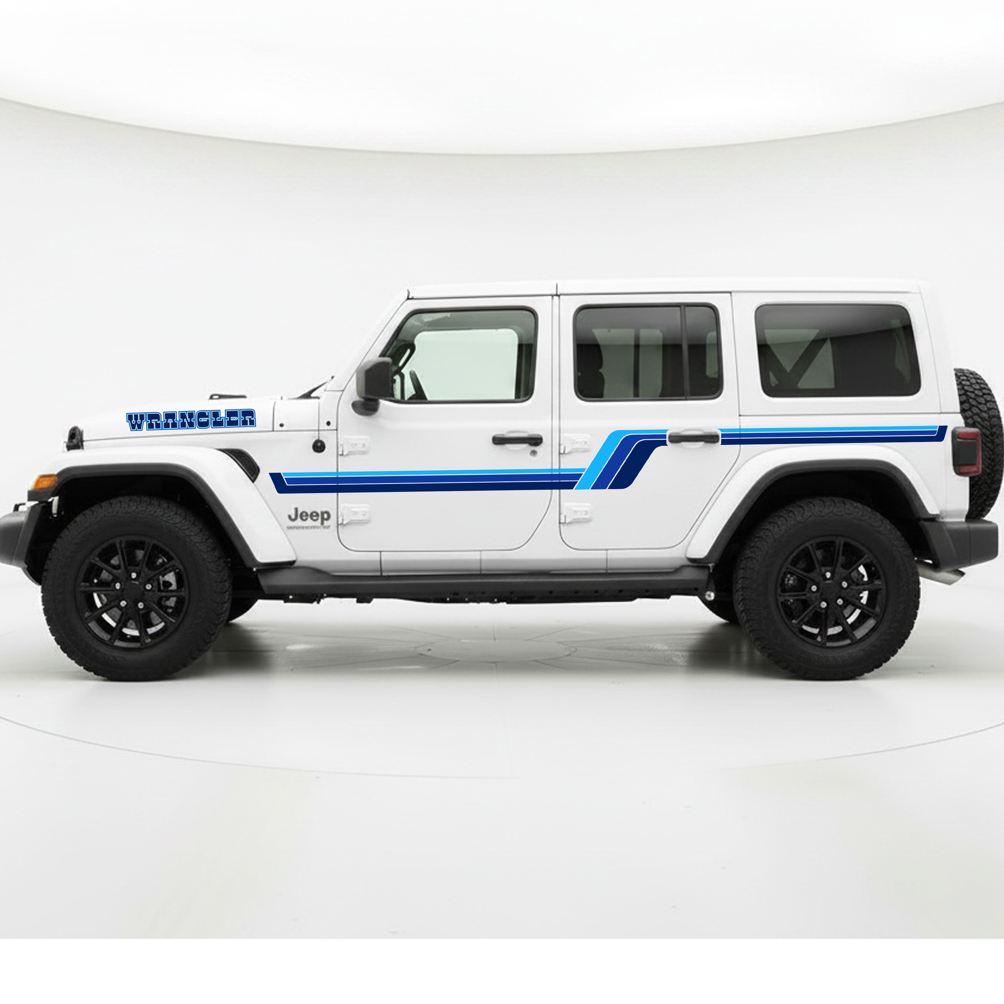 Jeep Wrangler JL 4-Door Oscar Stripe Kit | Bodymold Signs