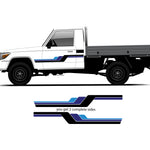 HARTLEY Stripes for Toyota LandCruiser HZJ79 | Retro Vinyl Decals