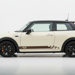 Brown Rocker Stripe on Cream MINI