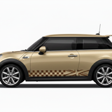 Brown Stripes on Gold MINI