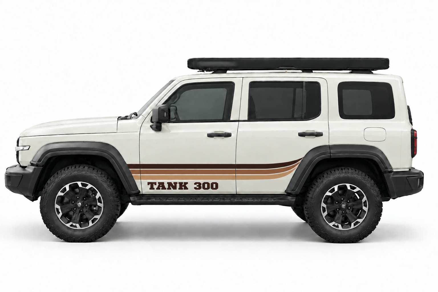 GWM Tank 300 TRAIL Retro Stripe Kit | Bodymold Signs