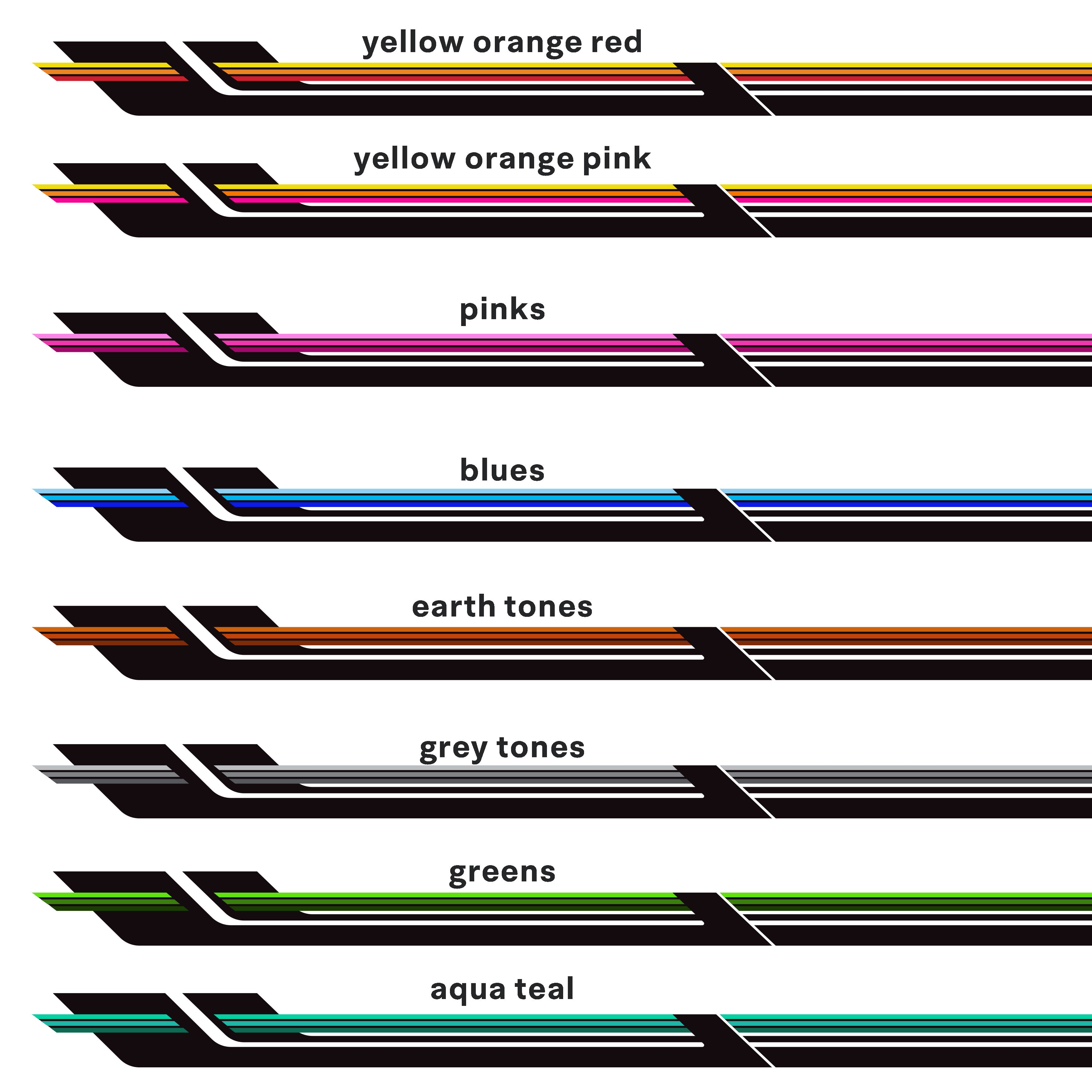 Toyota Hiace 200 & 300 Stripes | Huntington | Bodymold Signs