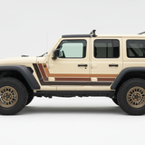 Cream Jeep Wrangler