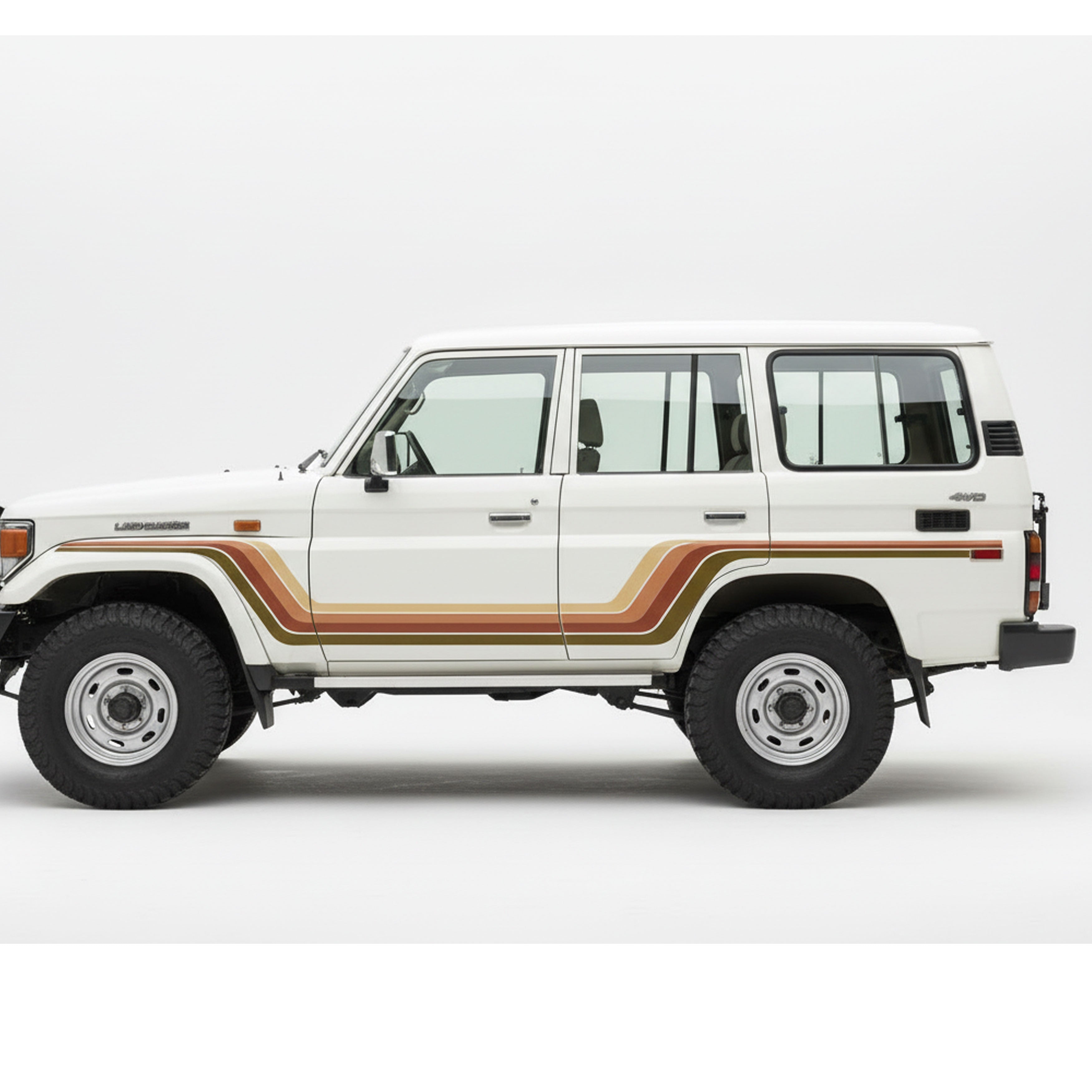 LandCruiser Stripe Kits – Full Sides - DIY or Installed