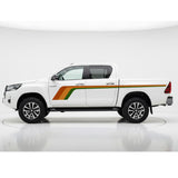 Hocky Stick Vinyl Decal Stripe Kit - For Toyota Hilux MK7 (suits other utes too)