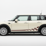 Dark Red Stripes on Cream MINI