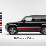 Defender + Colour Chart + Dimensions