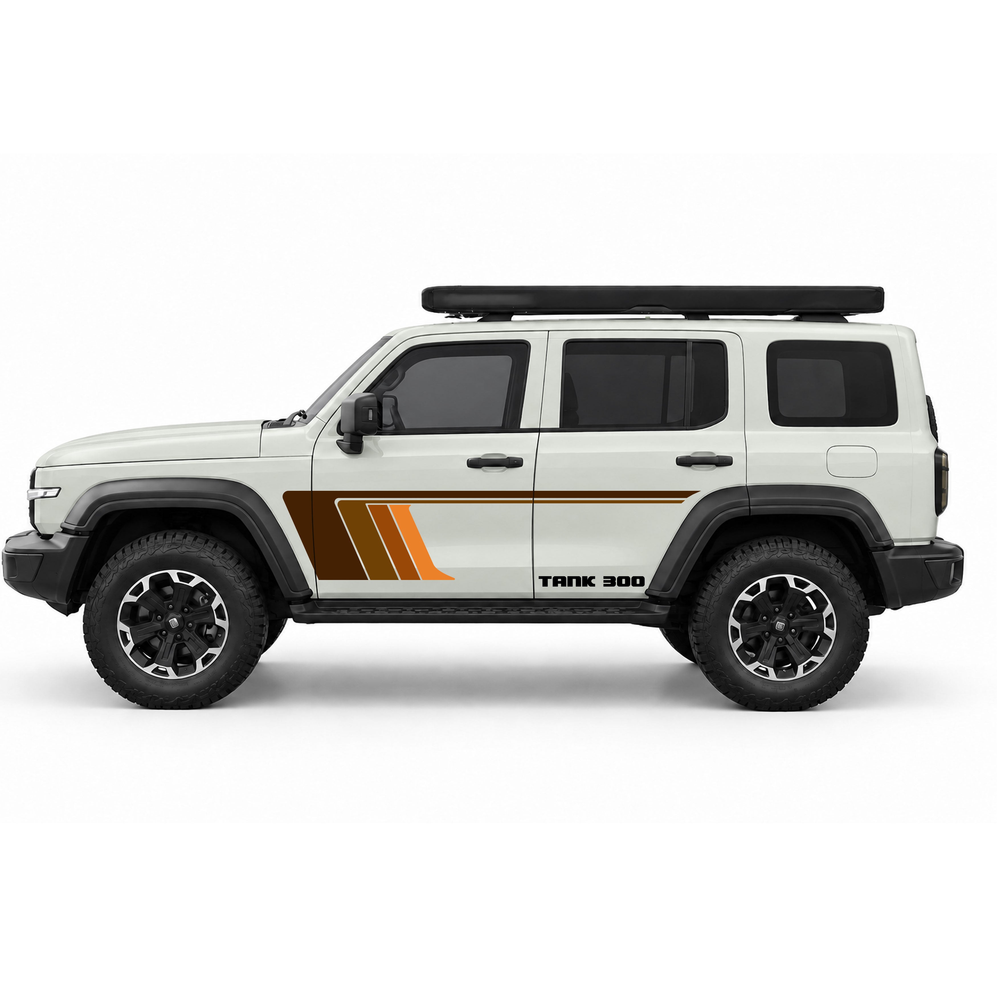 GWM Tank 300 Retro FEDERICO Stripe Kit | Bodymold Signs