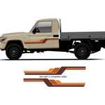 HARTLEY Stripes for Toyota LandCruiser HZJ79 | Retro Vinyl Decals