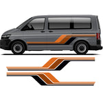 Classic Retro California Van Stripe Kit | Vintage Vinyl Decals for Vans & Campers