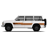 BIG SAFARI Vinyl Stripe & Decal Kit – Nissan Patrol GQ Y60 (1987–1997)