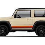 GOLDIE Stripes for Suzuki Jimny | Custom Vinyl Decal Kit