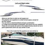 SeaRay 240 Sundeck Graphic Kit – Premium Reproduction Decals