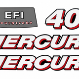Mercury 40hp Four Stroke EFI decal set