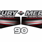 Mercury 90hp 2013 onward Four Stroke EFI decal set