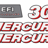 Mercury 30hp Four Stroke EFI decal set