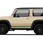 GOLDIE Stripes for Suzuki Jimny | Custom Vinyl Decal Kit