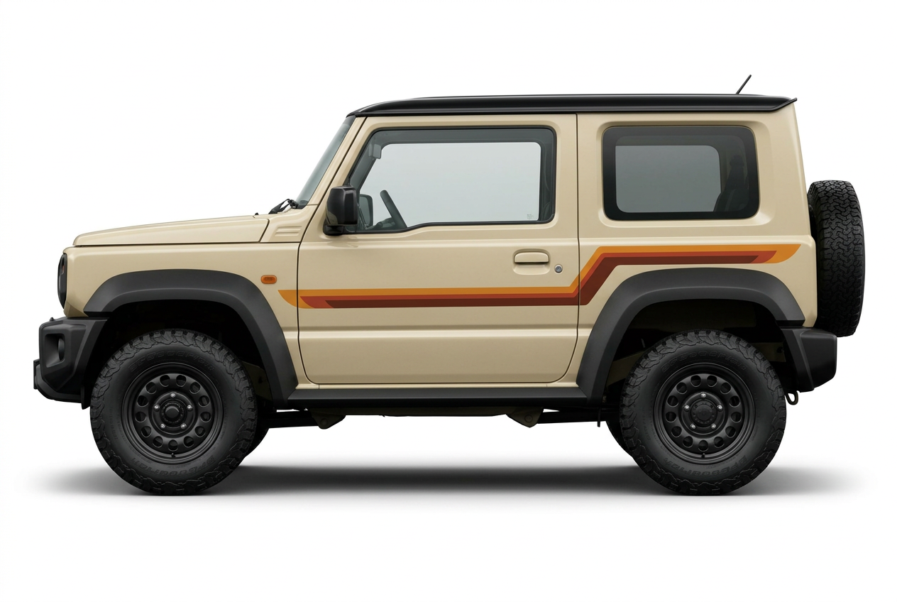 GOLDIE earth tones realistic Jimny