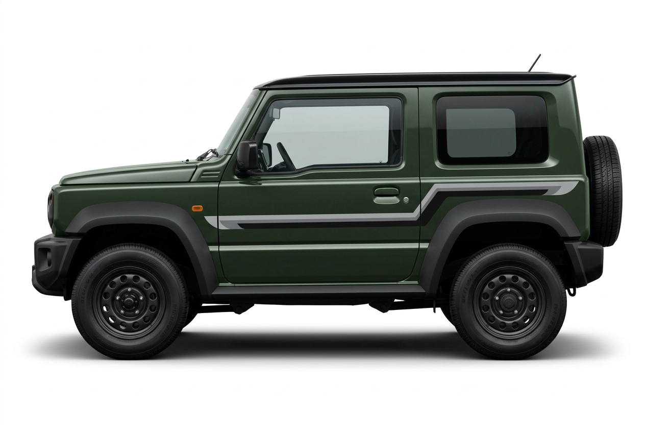 GOLDIE greys and black realistic Jimny