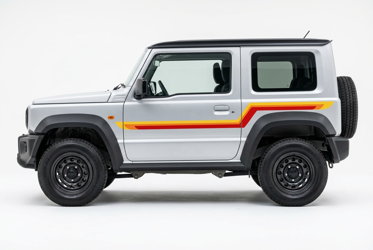 GOLDIE yellow orange red realistic Jimny