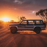 GQ Y60 Nissan Patrol with Outback Background