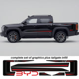 BYD Shark APEX Stripe Kit – Complete Side & Tailgate Graphics