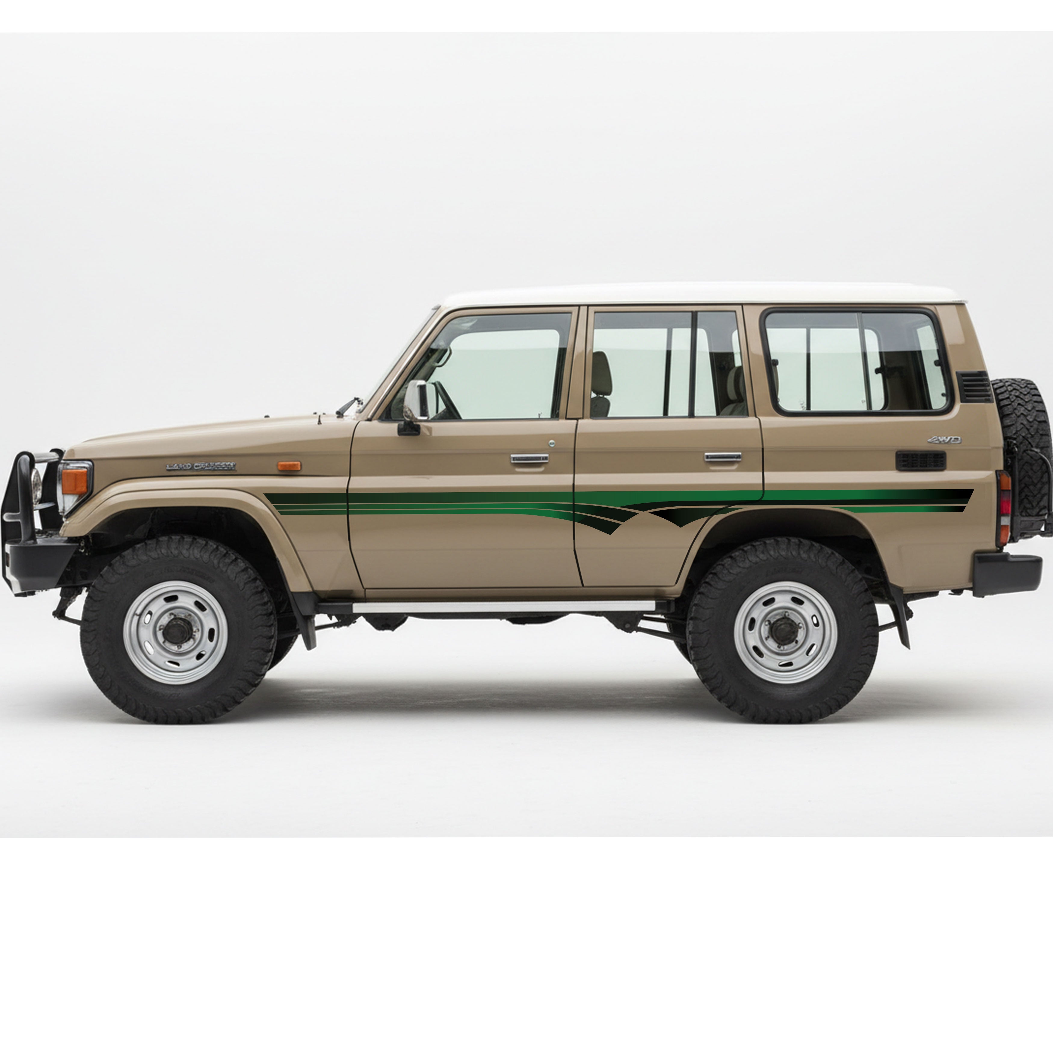 LandCruiser Stripe Kits – Full Sides - DIY or Installed