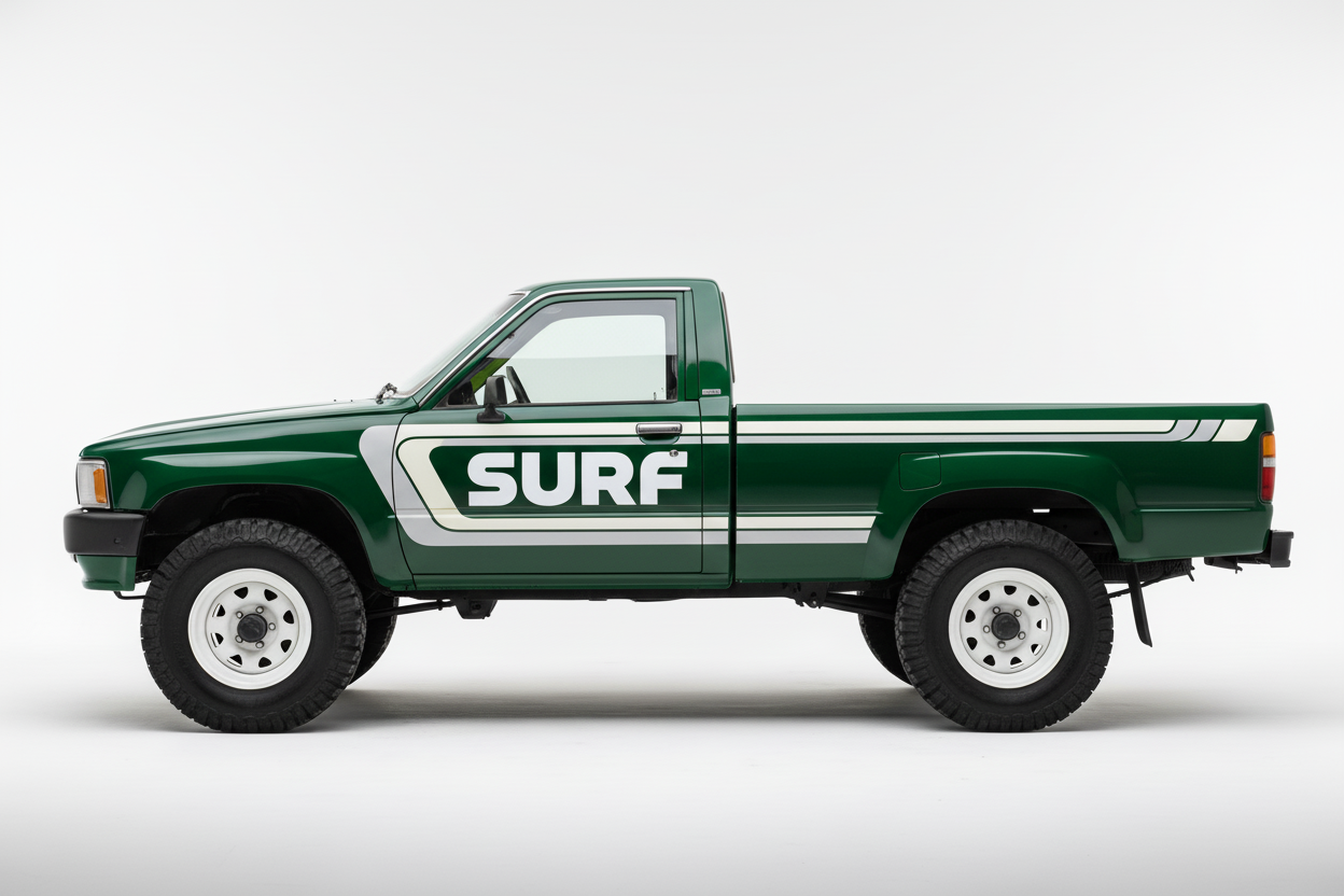 Green - White Stripes SURF