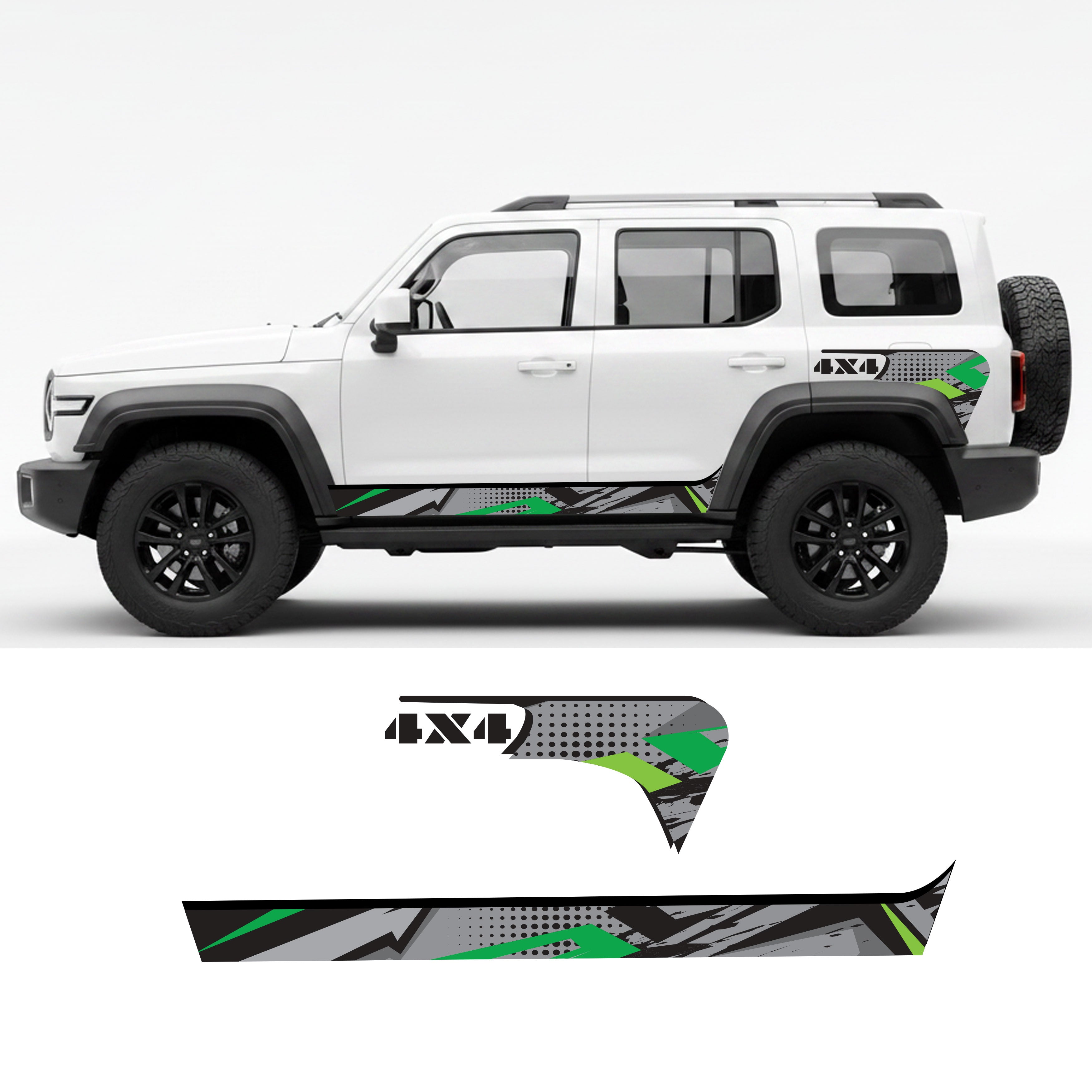 GWM Tank 300 ZEN Stripe Kit | Rugged Factory-Fit Decals - Bodymold Signs