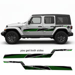 Jeep Wrangler JL 4-Door Peats Ridge Abstract Stripe Kit | Bodymold Signs
