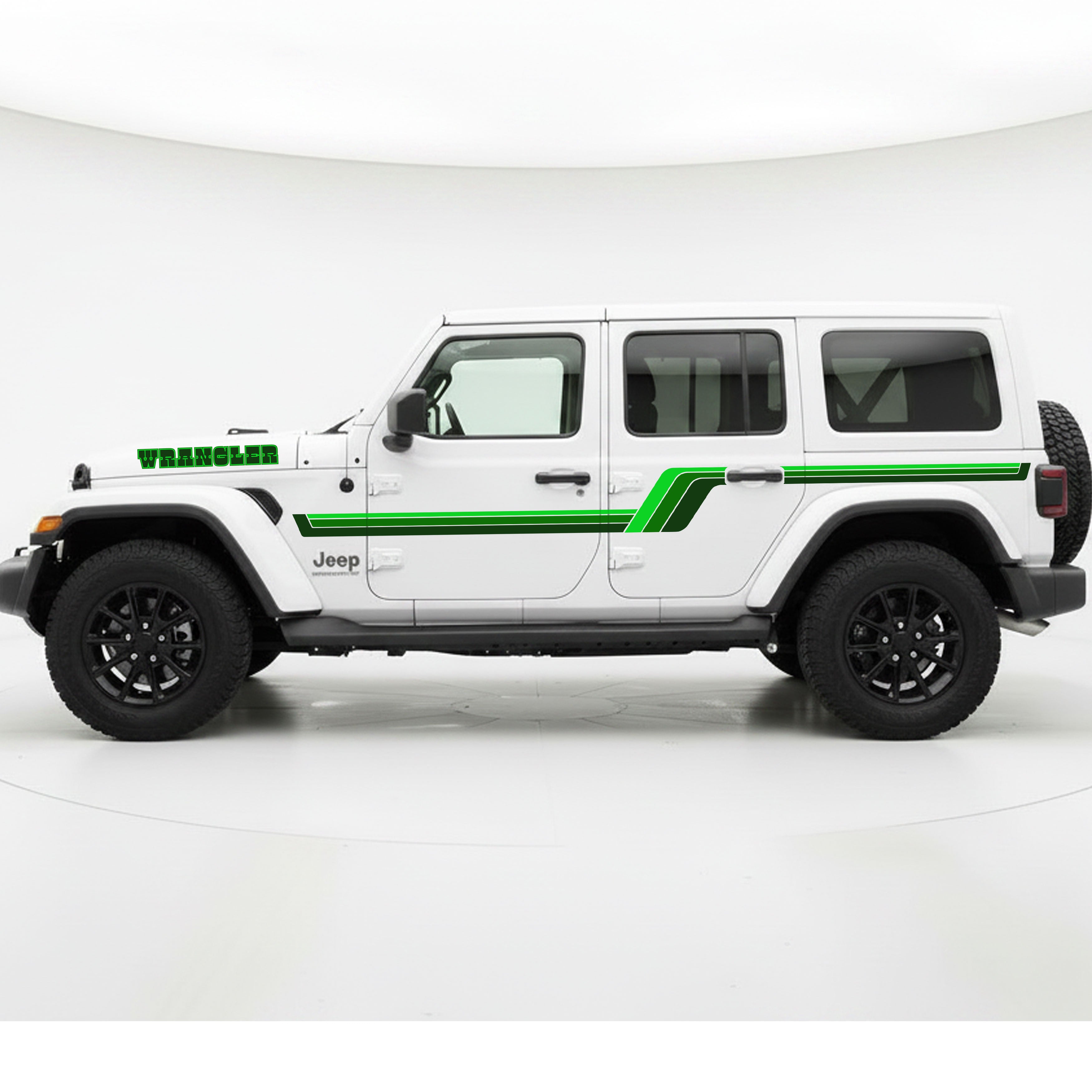 Jeep Wrangler JL 4-Door Oscar Stripe Kit | Bodymold Signs