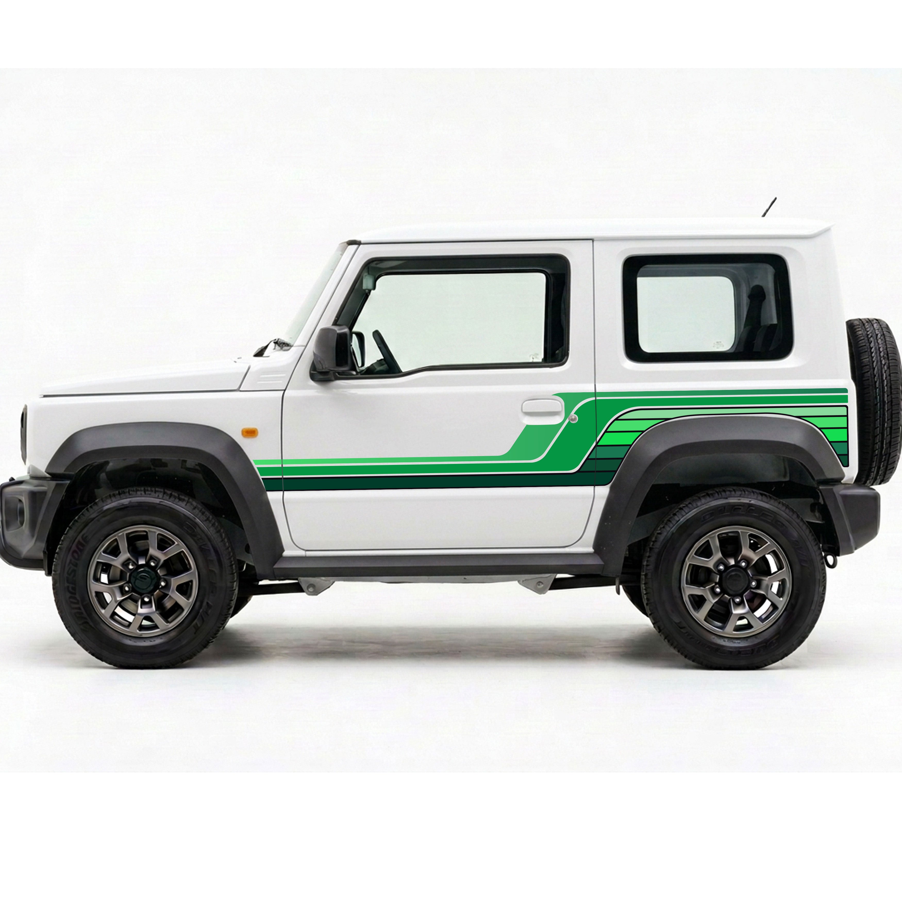 Suzuki Jimny FRANKE Retro Stripe Kit | Bodymold Signs