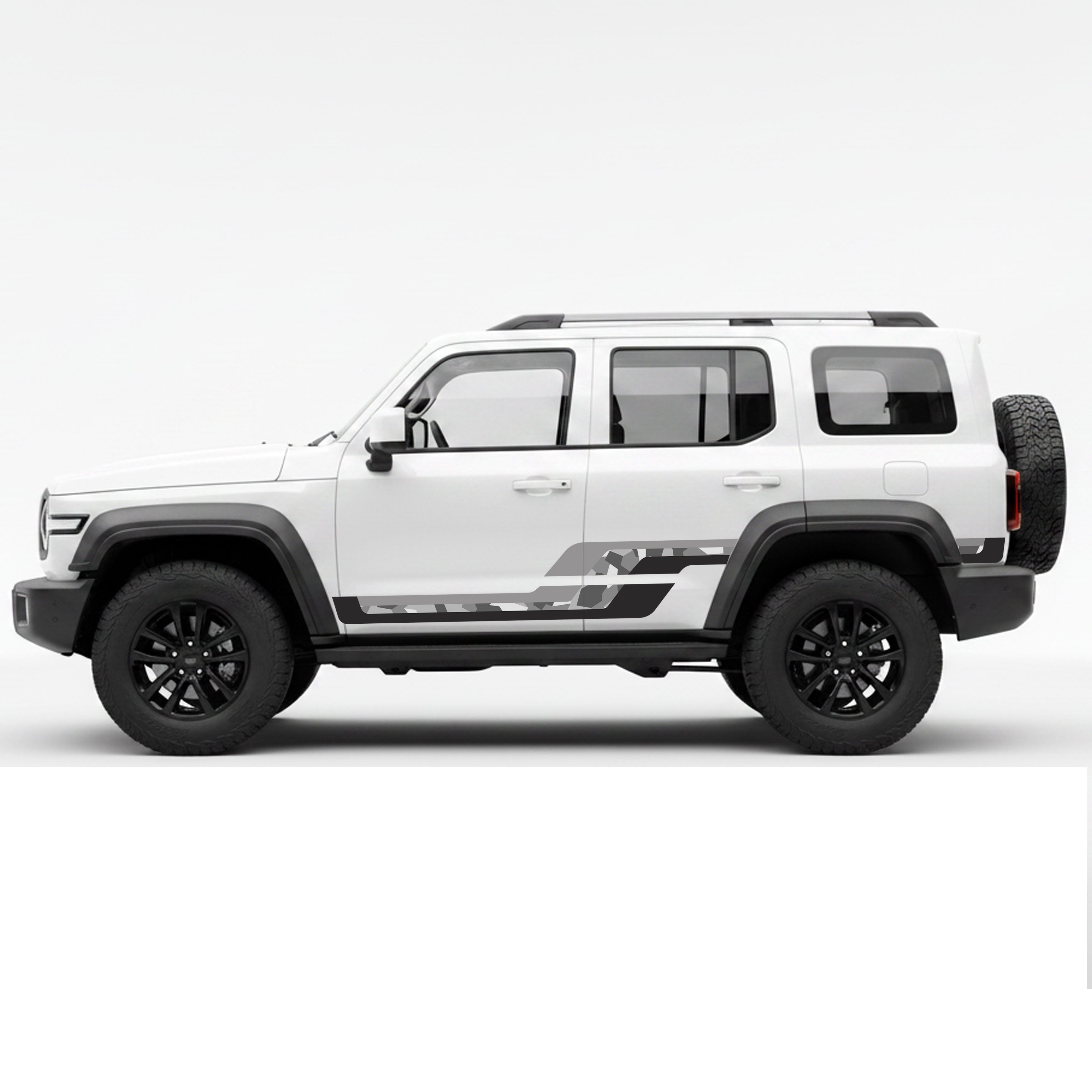 GWM Explorer Stripe Kit | 9 Colour Combos incl. Camo - Bodymold Signs