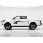 Hockey Stick Vinyl Decal Stripe Kit | Toyota Hilux & Utes | Retro Style