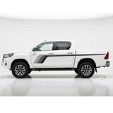 Hocky Stick Vinyl Decal Stripe Kit - For Toyota Hilux MK7 (suits other utes too)