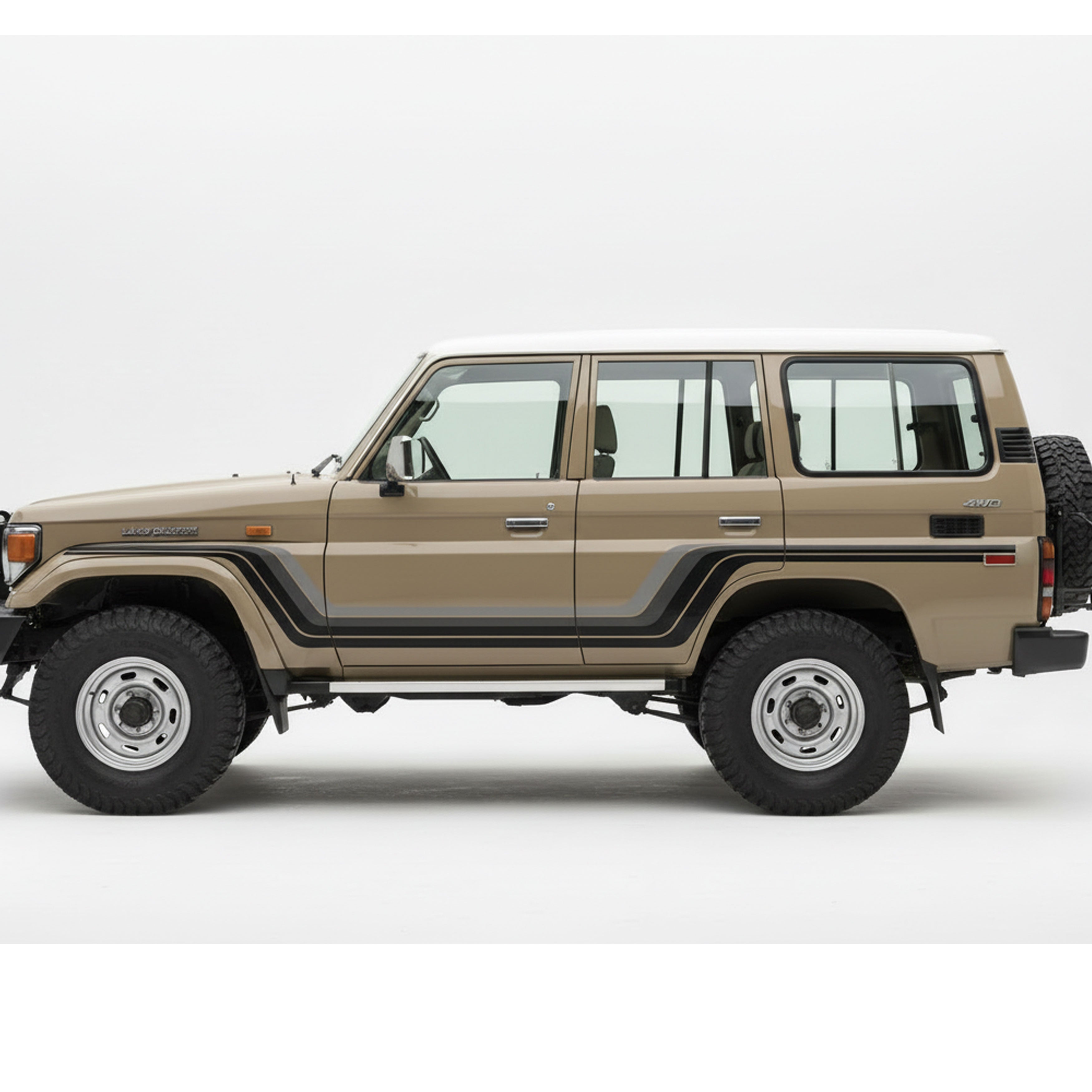 TORQUAY Stripes for 76 Series Landcruiser