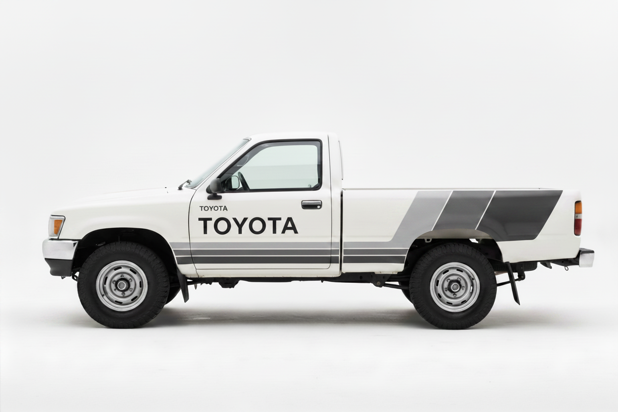 Grey Toyota Hilux Stripe Kit